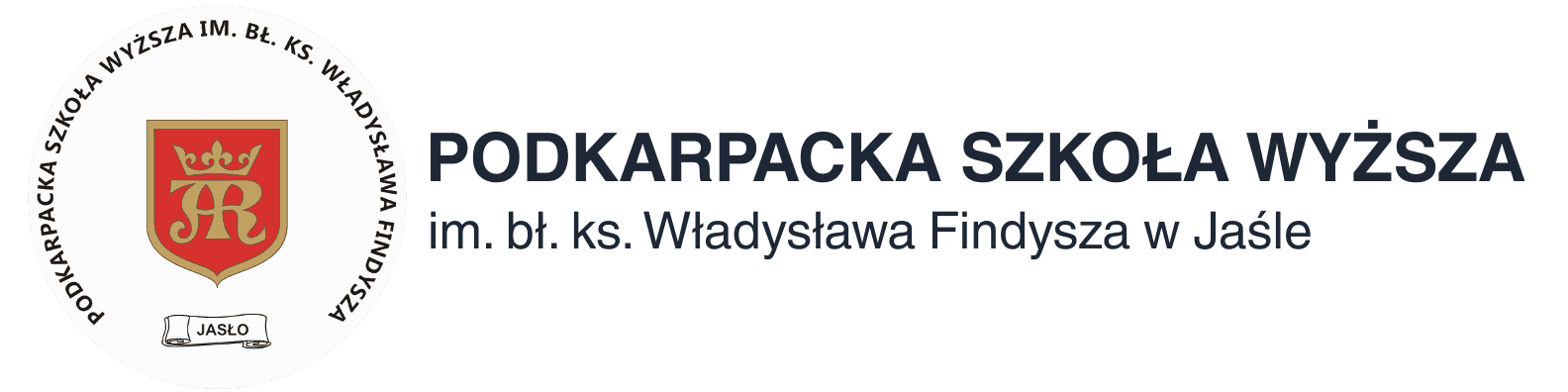 Podkarpacka Szkoła Wyższa im. bł. ks. Władysława Findysza w Jaśle logo
